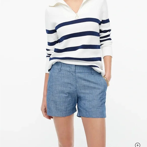 J. Crew Light Blue Women's Shorts - Picture 1 of 5